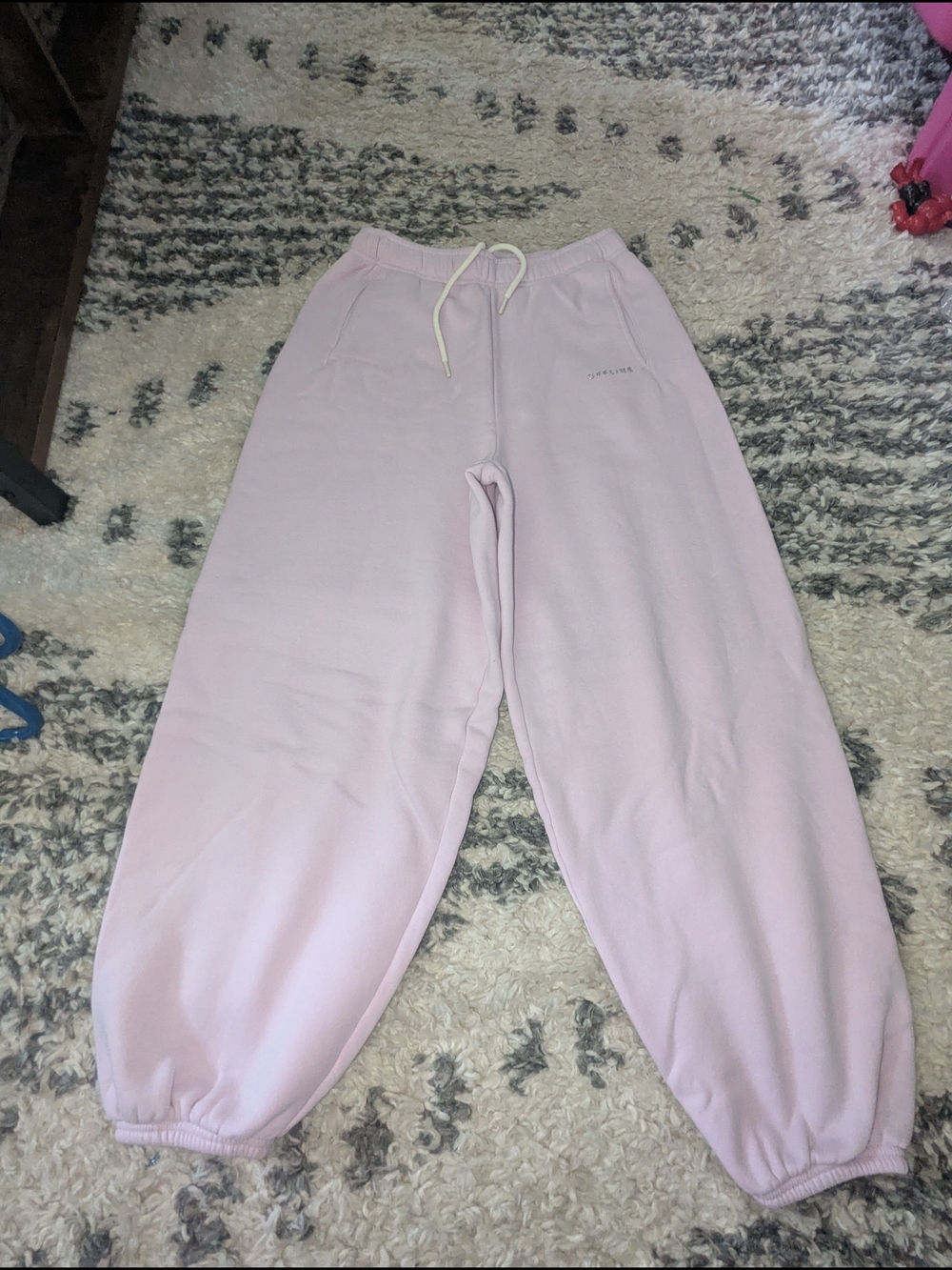 aerie Light Pink Drawstring Sweatpants